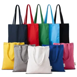 Recycled Cotton Bags, Durable Long Strap