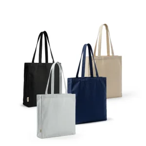 Recycled Cotton Tote Bags with Gusset 220 GSM